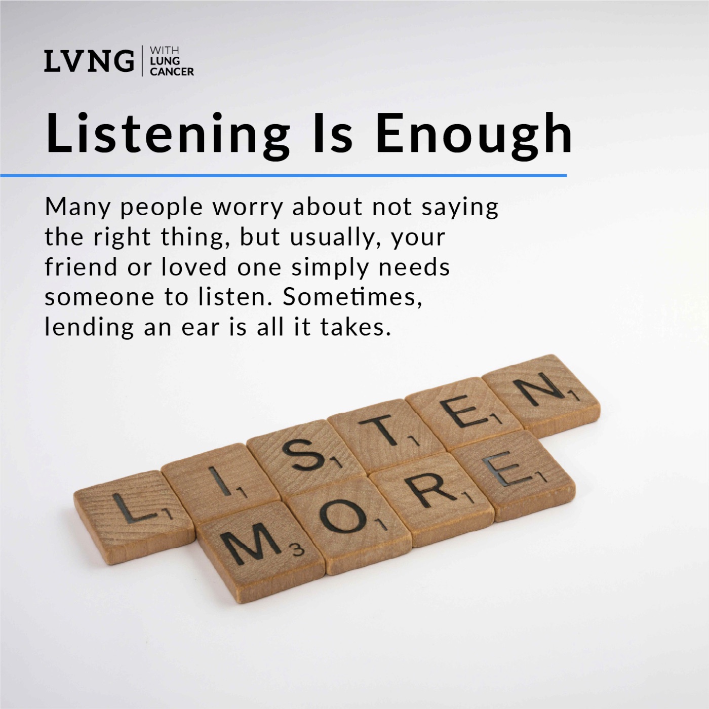 LVNG With social ad — Listening Is Enough